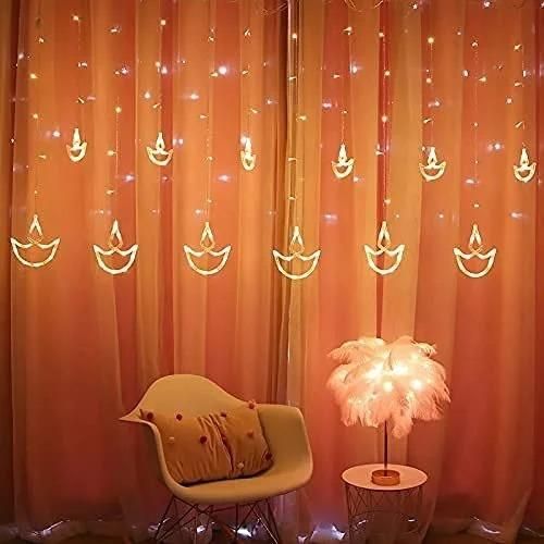 Mode Controller Curtain String Lights Led Lights for Home Decoration, Diwali Lights for Decoration for Home 3da16c-75 