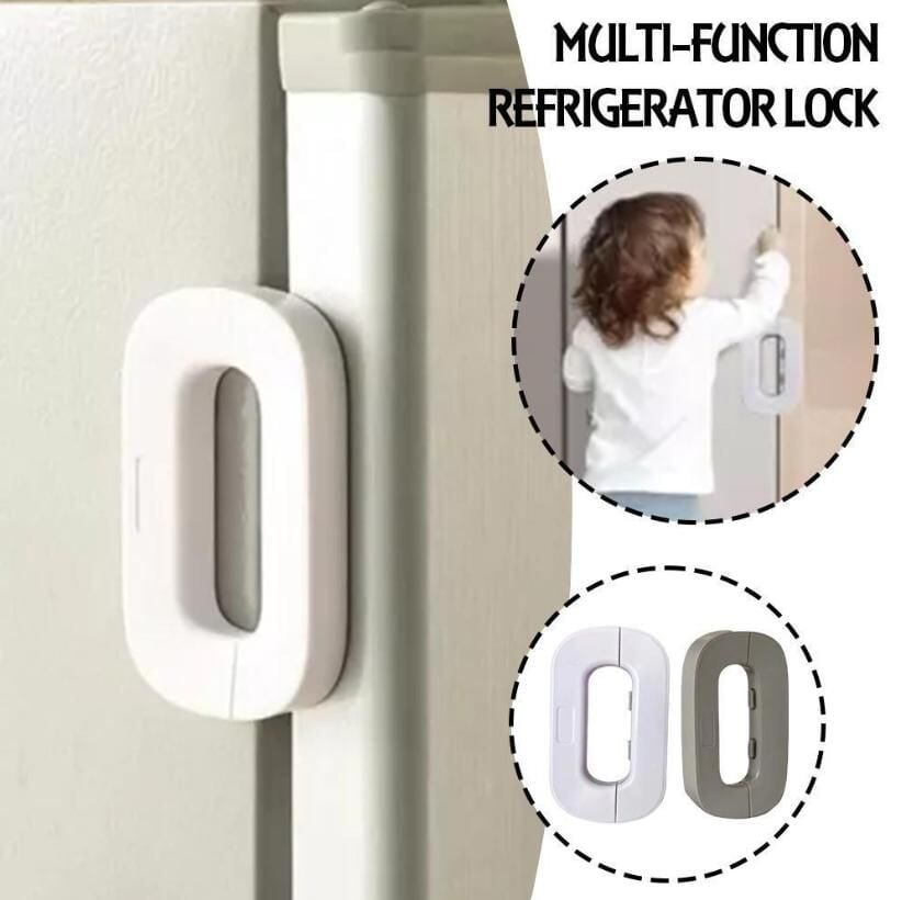 Refrigerator Lock l Cabinet Locks with Strong Adhesive 3da16c-75 