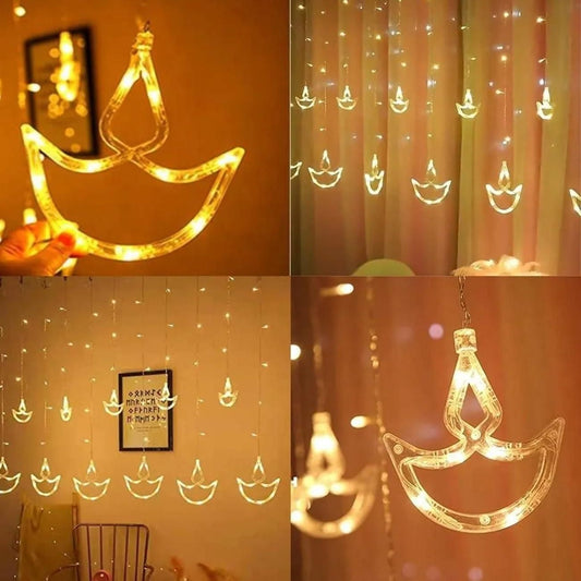 Mode Controller Curtain String Lights Led Lights for Home Decoration, Diwali Lights for Decoration for Home 3da16c-75 