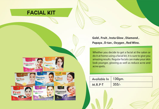 FACIAL KIT (only for wholesale) Minimum buying Quantity 1 dozen (12 piece)