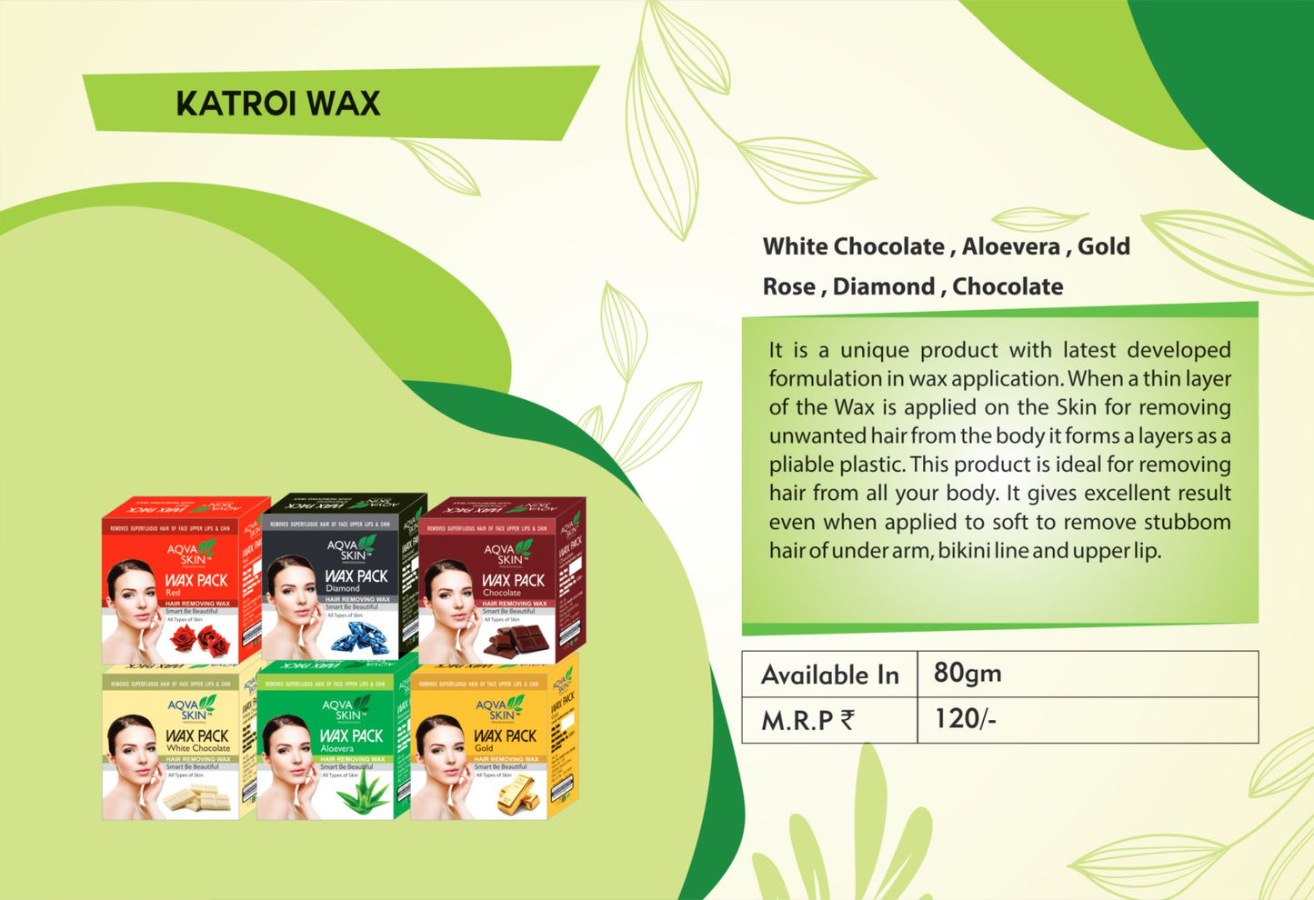 KATORI WAX (only for wholesale) Minimum buying Quantity 1 dozen (12 piece)