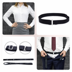 Shirt Tucker Belt – Adjustable Shirt Stay Belt for Perfect All-Day Tuck (Men & Women)