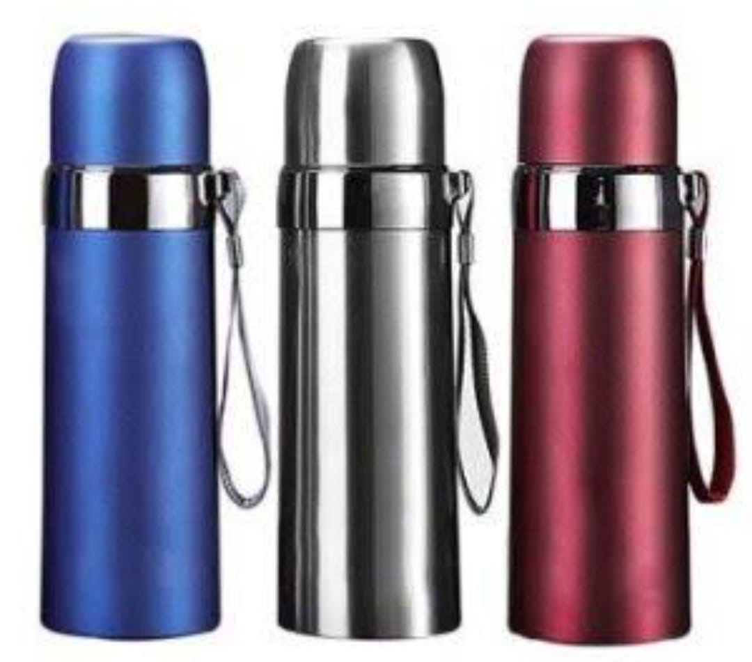 Stainless Steel Vacuum Insulated Thermal Water Bottles Travel Mug Hot and Cold Tea Coffee Thermos Bottle Flask for Kids Adult Office Outdoor Sipper Bottle Gym Water Bottle 750ml