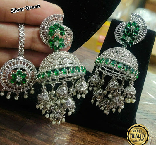 American Diamond Jhumkha (Only for Wholesale)