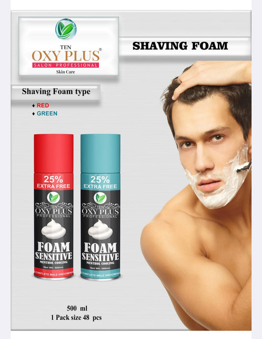 OXY PLUS Shaving Foam 1 PACK (only for wholesale)