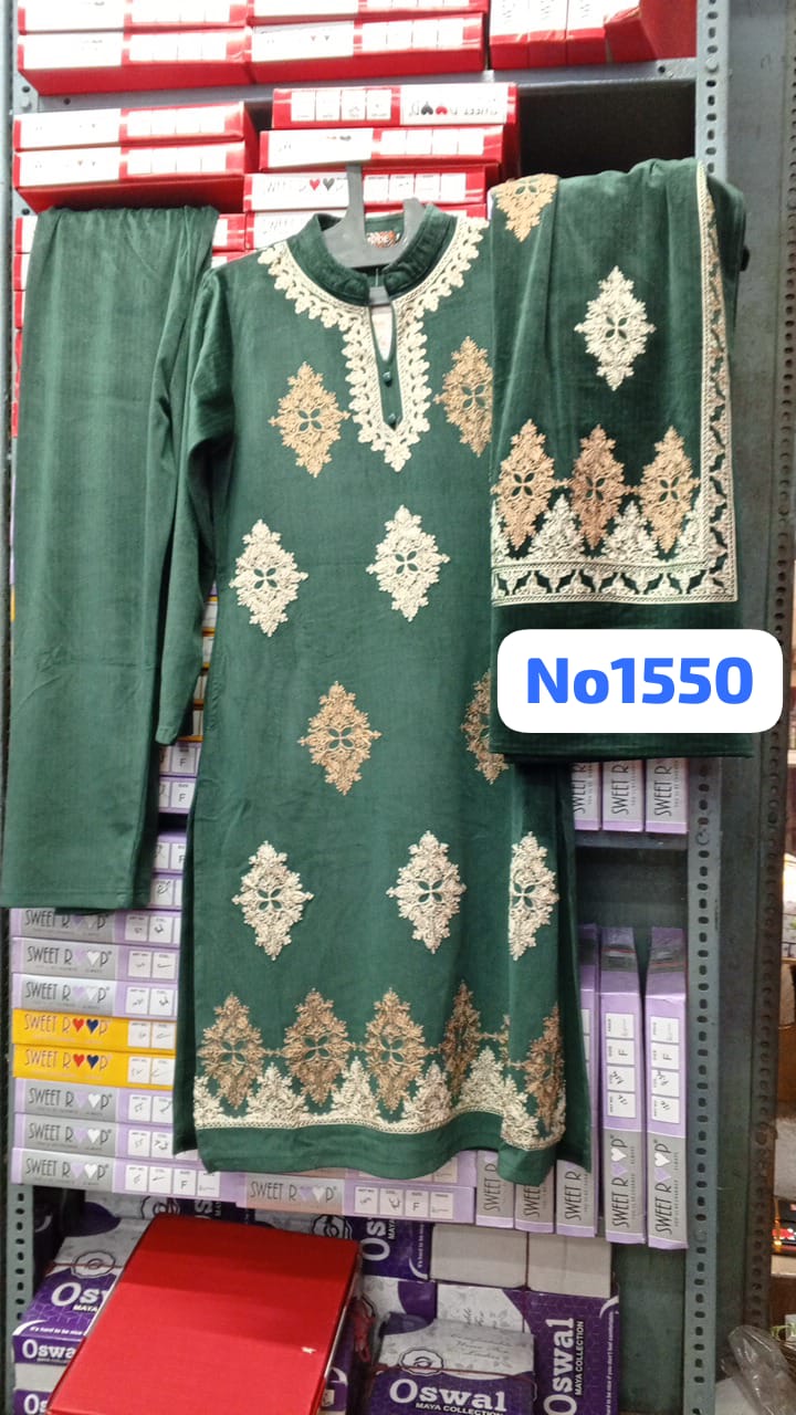 Kurta Dupatta & Payjama Set For Women (3 pis)