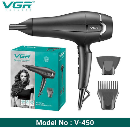 Hair Dryer For Unisex, Black (Only for Wholesale)